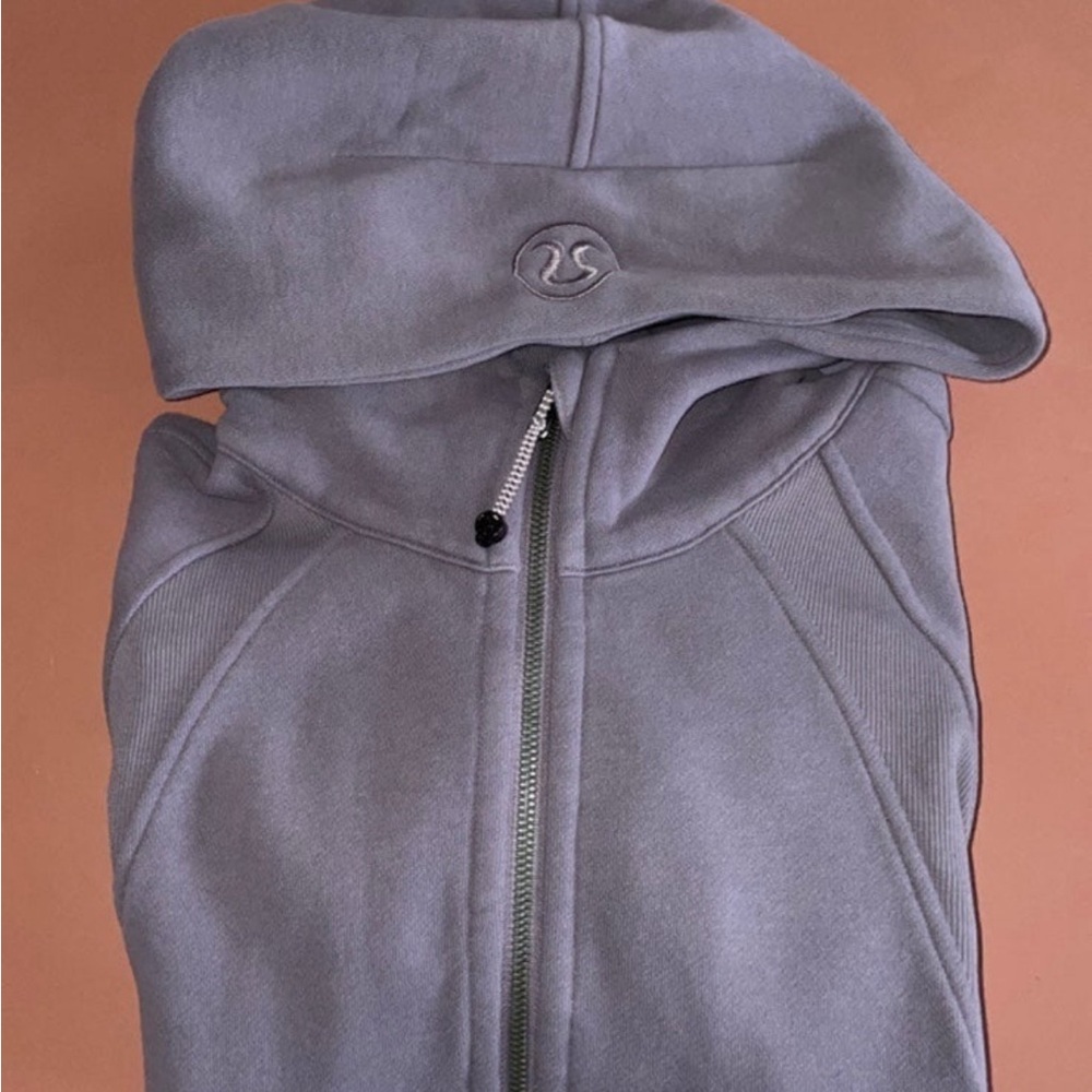 Lululemon Athletica Purple Scuba Oversized Cropped Hoodie XS/S - Picture 2 of 6
